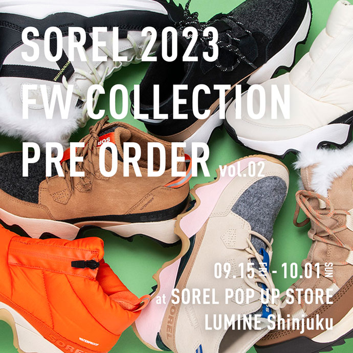 SOREL 2023 FW COLLECTION PRE ORDER vol.1│SOREL（ソレル）公式